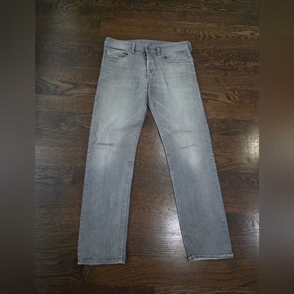 Diesel Buster Men's Light Gray Straight  Jeans Sz.32×32